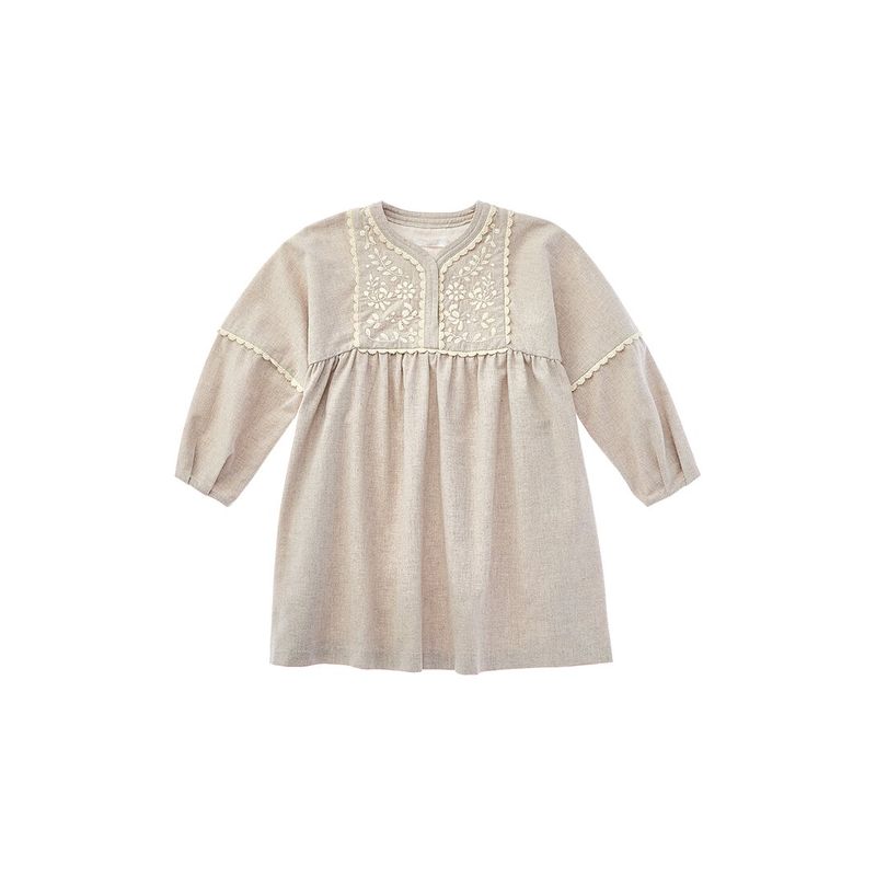 Chlo Girls Dress, Grey